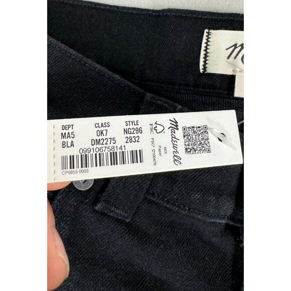 Madewell mens Slim Jeans black sz 28x32 everyday flex - Picture 9 of 12